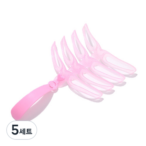 누구나 쉽게 눈썹그리기 가이드 툴 눈썹 정리틀 아이브로우 키트 F형 4종 세트, 5세트