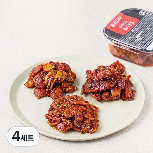 담은차이 한끼반찬 황태강정 80g + 쥐치강정 80g + 꽃게강정 80g 세트, 240g, 4세트