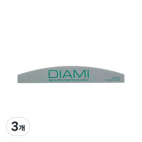 다이아미 듀엣 피니셔 네일 버퍼, 180 / 280 GRIT, 3개