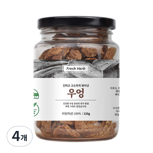 신선약초 볶음 우엉차, 110g, 4개