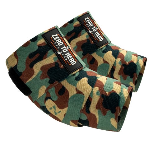 제로투히어로 헬스 카모 팔꿈치 보호대 SIGNATURE, 2세트, Original camo