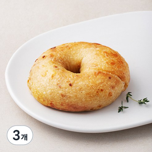 도제식빵 탕종 어니언 베이글, 100g, 1개입, 3개