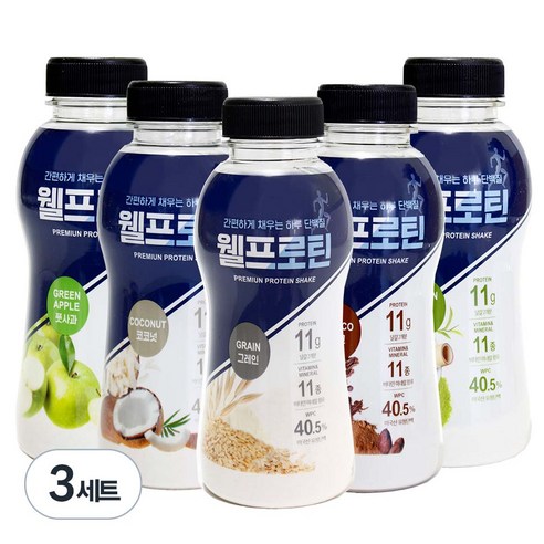 웰프로틴 40g x 5종 세트, 3세트