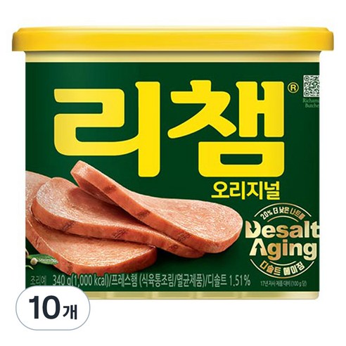 리챔 오리지널 햄통조림, 120g, 5개