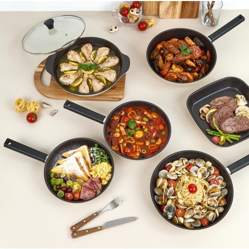 廚房 廚具 鍋具 鍋子 炒鍋 不沾 炒菜 炒肉 平底鍋 煎鍋