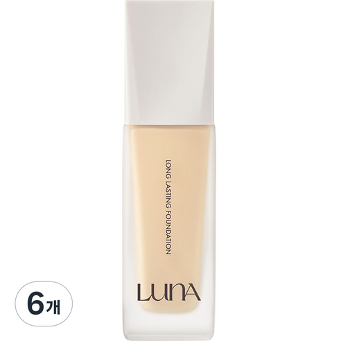 루나 롱래스팅 파운데이션 30ml, 17호 아이보리, 6개