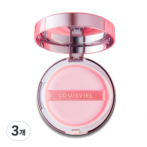 루이비엘 피치피치 에어쿠션 파운데이션 15g, 21호 LIGHT BEIGE, 3개
