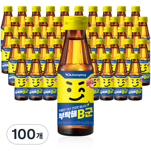 비타500 부탁해B군 비타민음료, 100ml, 100개