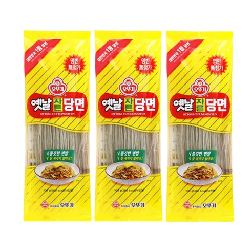 오뚜기 옛날 자른 당면, 100g, 3개