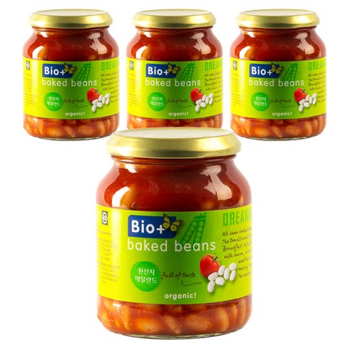 발투센 유기농 베이크드빈, 360g, 4개