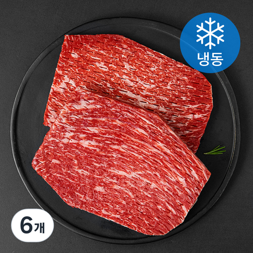 동원 금천한우 설도 1등급 산적용 (냉동), 300g, 6개