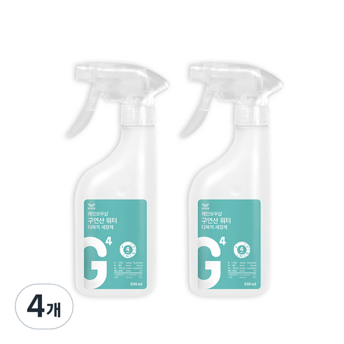 레인보우샵 구연산 워터 다목적세정제, 500ml, 4개