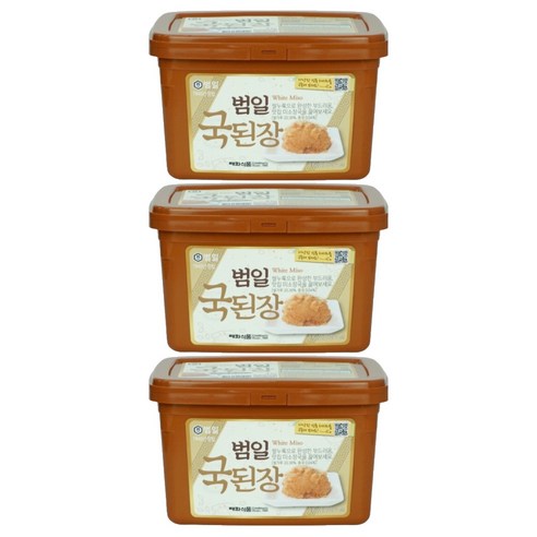 범일 국된장, 3kg, 3개