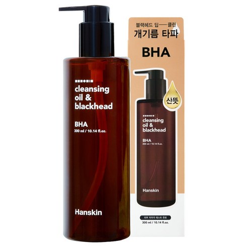 한스킨 클렌징 오일 & 블랙헤드 BHA 300ml, 1개 
클렌징/필링