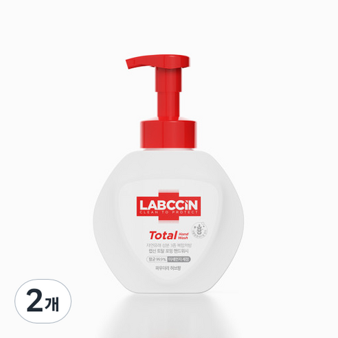 랩신 토탈 핸드워시, 500ml, 2개