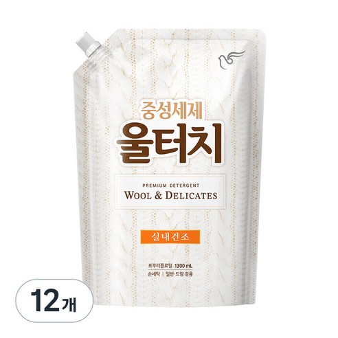 피죤 울터치 프리미엄, 1300ml, 12개