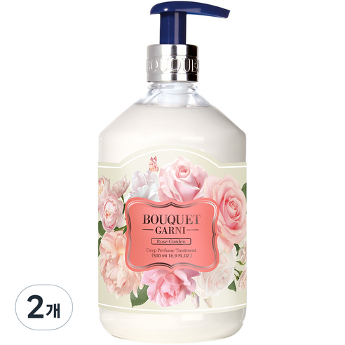 살림백서 오푼티아 앤 밤부 헤어트리트먼트 유칼립투스향, 500ml, 2개 11 부케가르니 딥퍼퓸 트리트먼트 로즈가든, 500ml, 1개
