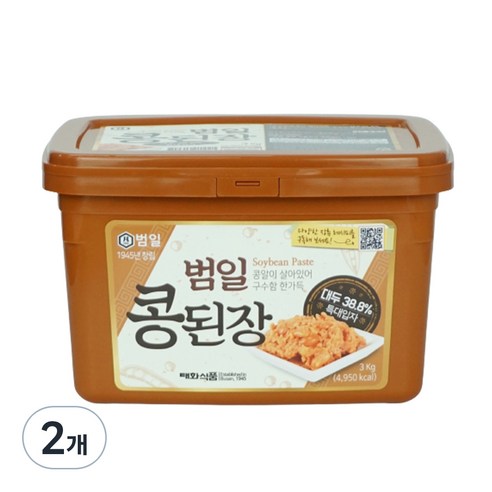 범일 콩된장 특대입자, 3kg, 2개