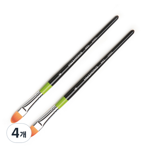 화홍 디자인붓 982, 4호, 4개