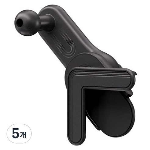 주파집 캐스퍼 일렉트릭 차량용 핸드폰 거치대 마운트, 5개, 블랙