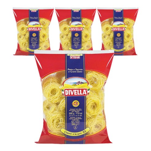 디벨라 까펠리 엔젤헤어 파스타, 500g, 4개