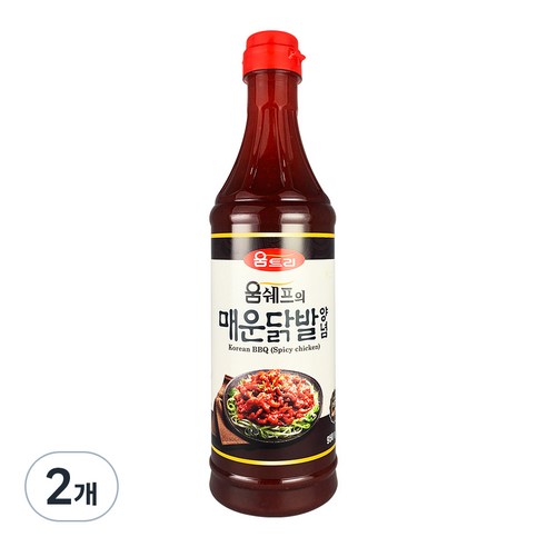 움트리 움쉐프의 매운닭발 양념, 950g, 2개