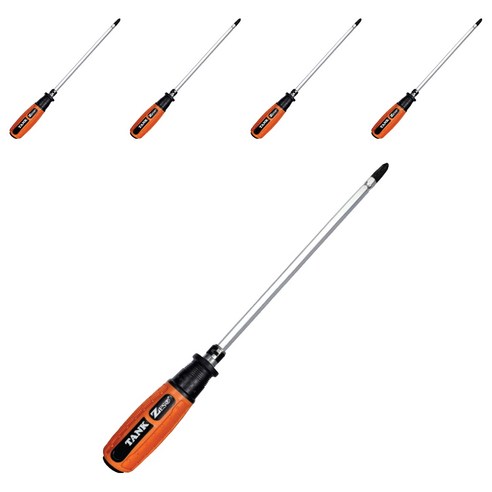 제스트 탱크 자석 양용 S2 함마 드라이버 Z-K2 5.0 5 x 150 mm, 5개