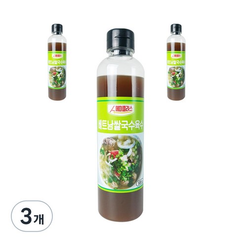 에이플러스 베트남쌀국수 육수, 500g, 3개