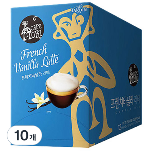 쟈뎅 까페모리 프렌치바닐라 라떼, 21g, 12개입, 10개