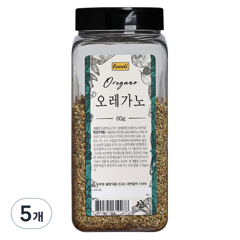 ADDCOOK 오레가노, 60g, 5개