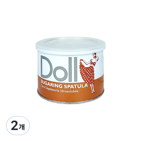 Doll 슈가링 스파츌라 슈가왁스, 500g, 2개