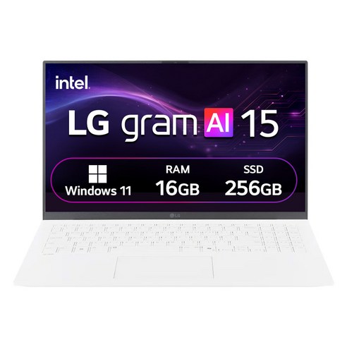LG전자 2025 그램 AI 15 코어 Ultra5 방문설치, 에센스 화이트, 15Z90T-GA5NK, 256GB, 16GB, WIN11 Home