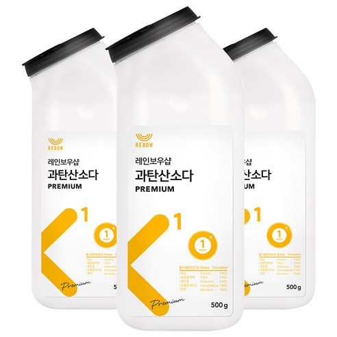 레인보우샵 K1 과탄산소다 프리미엄 톡톡이, 500g, 3개