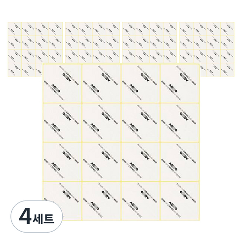 시트몰이 리무벌 양면 삼각 스티커 32p, 20개
