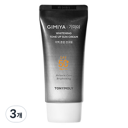 토니모리 기미야 미백 톤업 선크림 SPF50+ PA+++, 50ml, 3개