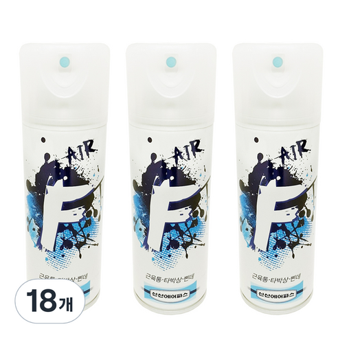 신신제약 스프레이 에어파스 F 300ml, 1개입, 18개