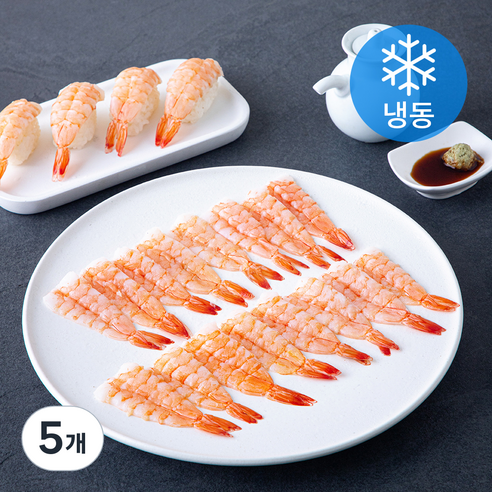 초밥용 흰다리새우살 (냉동), 5개, 150g(24미, 4L)