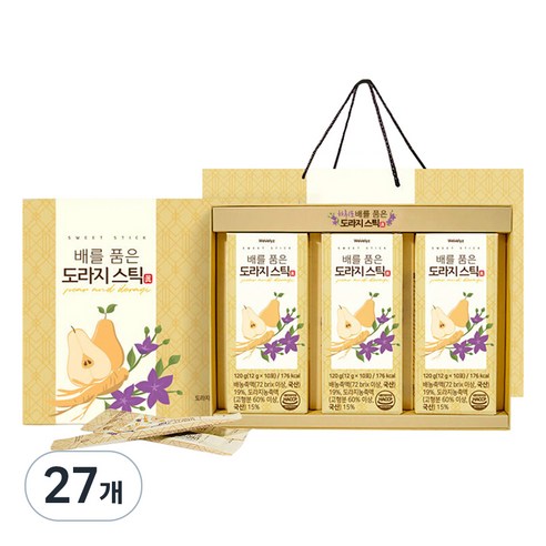 위블리즈 배를 품은 도라지스틱 진, 120g, 27개
