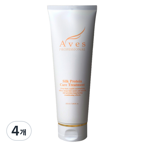 아베스 실크 프로틴 케어 트리트먼트, 4개, 250ml