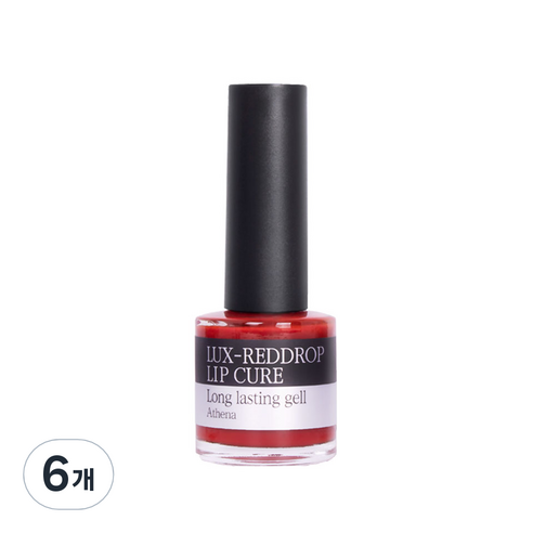 럭스 레드드롭 립큐어 롱래스팅젤 8ml, 아테나, 6개