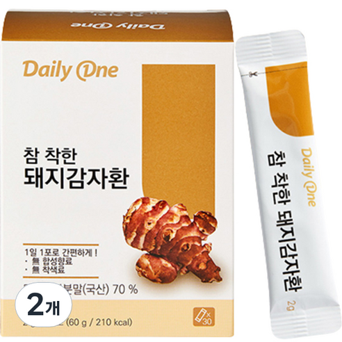 참 착한 돼지감자환 30p, 2개, 60g