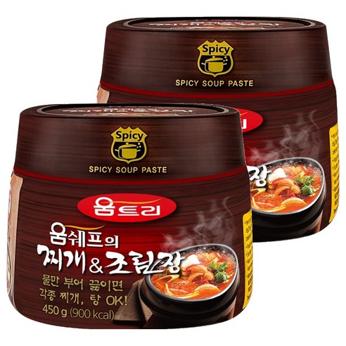 움트리 움쉐프의 찌개&조림장, 450g, 2개