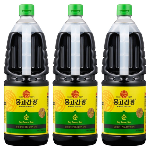 몽고간장 순간장, 1.8L, 3개