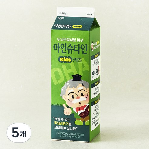 남양유업 아인슈타인 키즈, 900ml, 5개