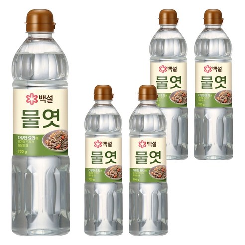 백설 물엿, 5개, 700g
