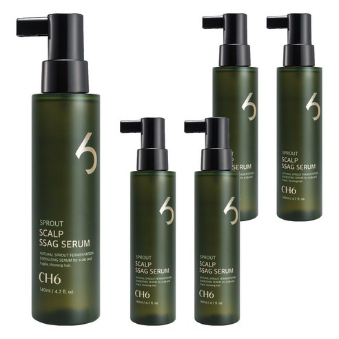 CH6 스칼프 싹 세럼, 5개, 140ml