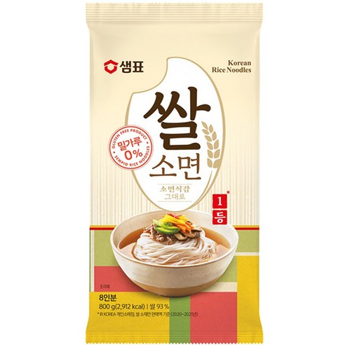 샘표 쌀 소면, 1개, 800g