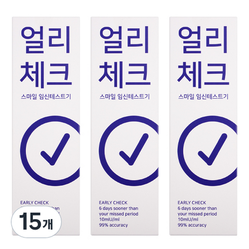 스마일랩 얼리체크 임신테스트기, 1개입, 15개