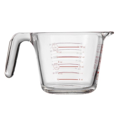 코멧 키친 오븐글라스 내열유리 멀티 계량컵: 주방에 필수적인 다용도 도구