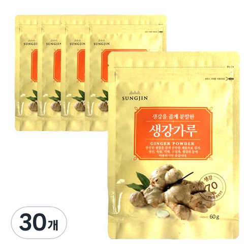성진 생강 가루, 60g, 30개